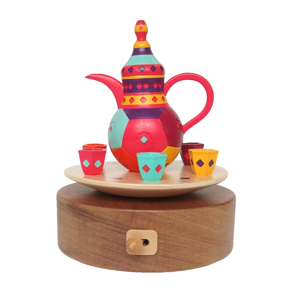Dallah & Ghawa Cup Set Music Box دلة وقهوة