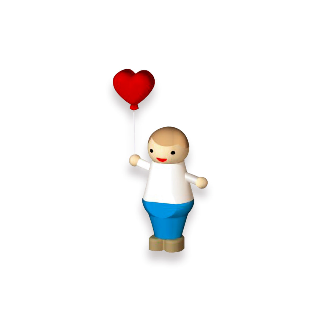 Holding Balloon Boy طفل و بلونة