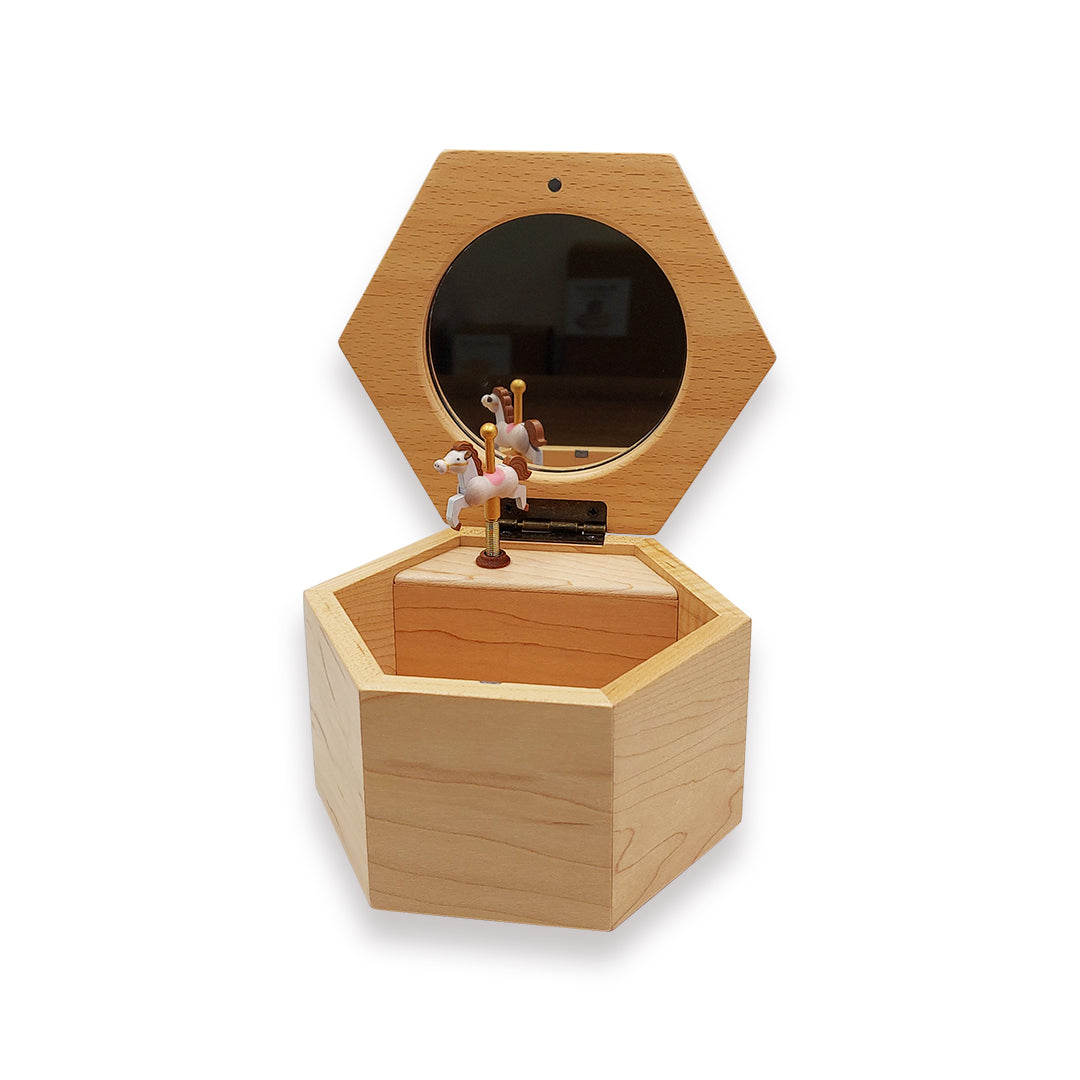Jewelry Music Box - Rotating Pony مهر الدورية