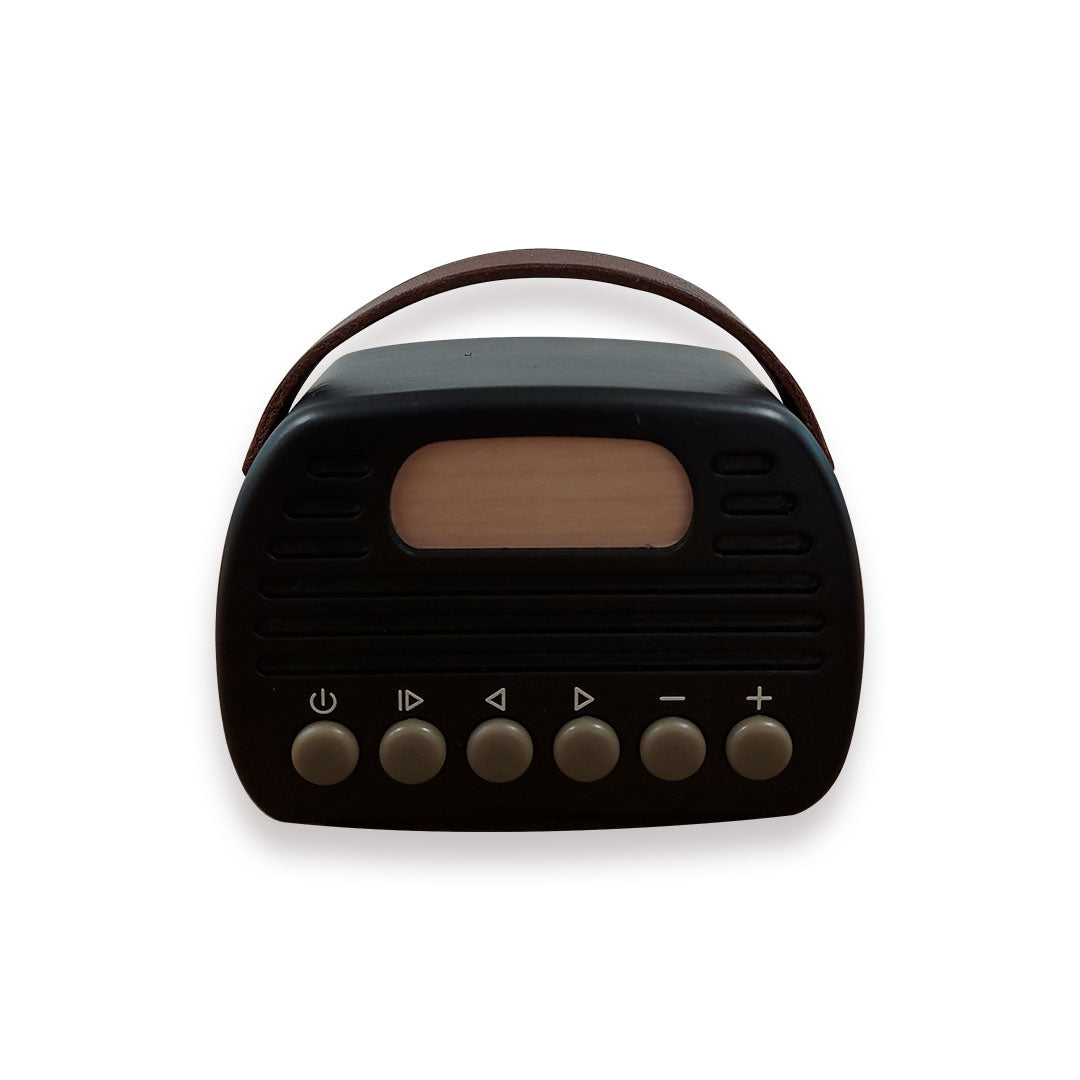 Mini 198 Retro Bluetooth Speaker - Black مكبر صوت كلاسيكي - اسود