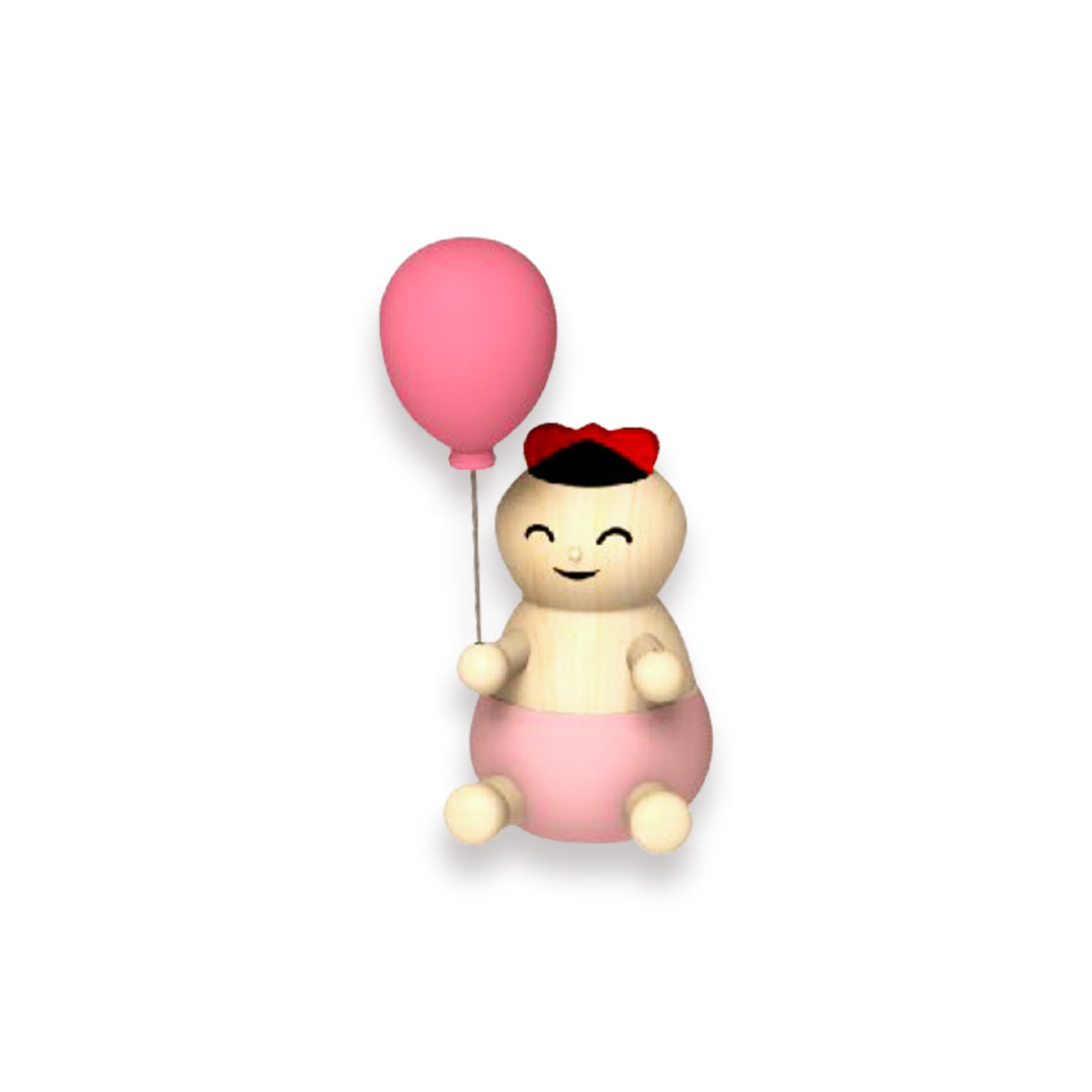 Balloon Holding Baby Girl طفلة تحمل بالونة