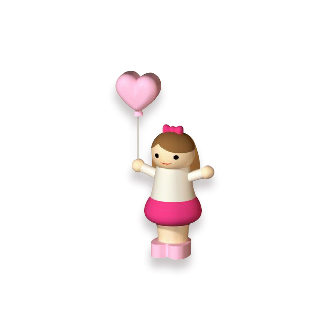 Holding Balloon Girl