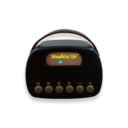 Mini 198 Retro Bluetooth Speaker - Black مكبر صوت كلاسيكي - اسود