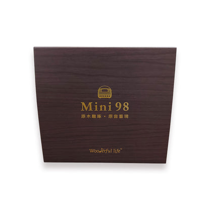 Mini 198 Retro Bluetooth Speaker - Hickory مكبر صوت كلاسيكي - بني فاتح