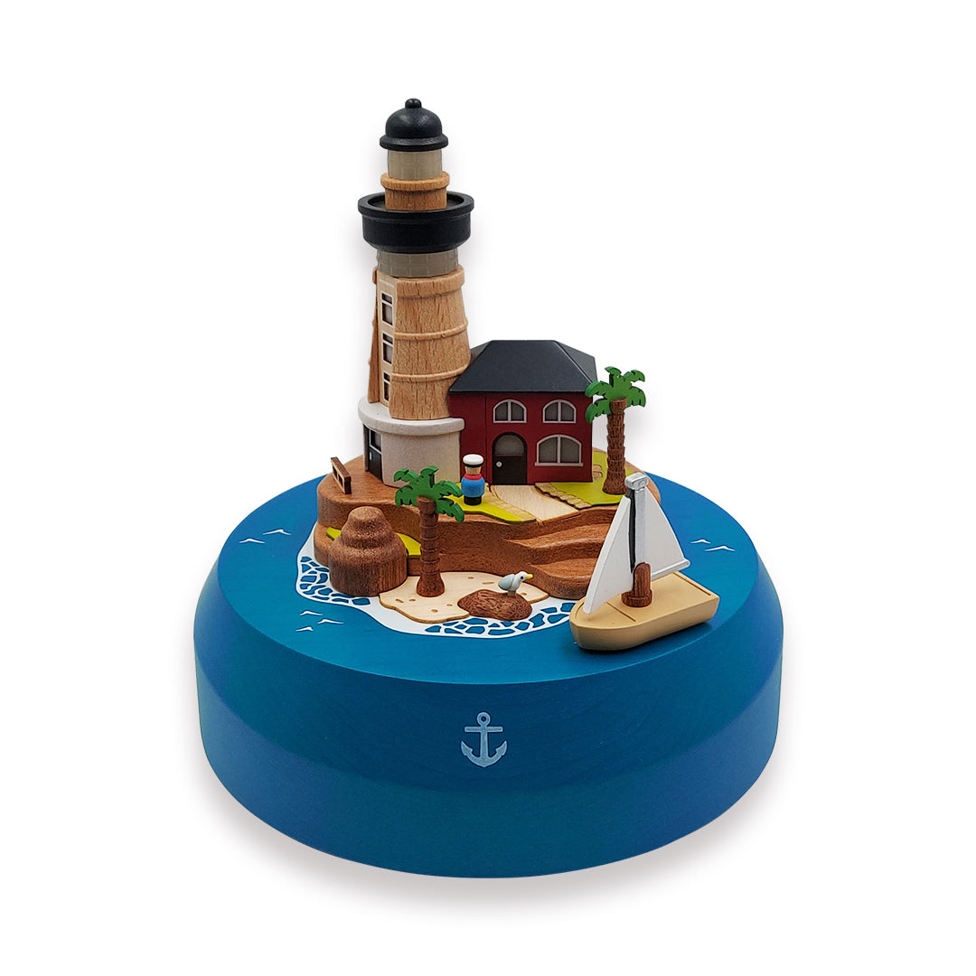 Sailboat And Lighthouse [E} {ك} القارب والمنارة